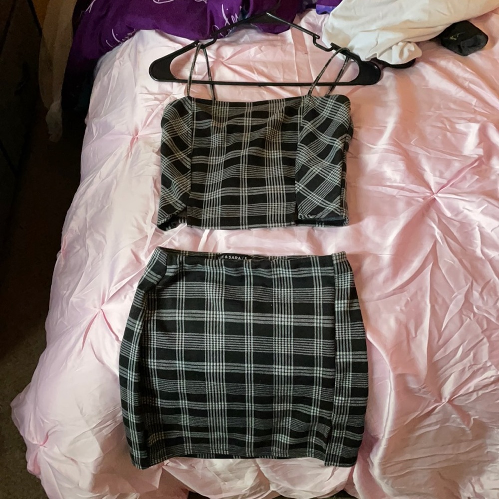 2piece Crop Top Set